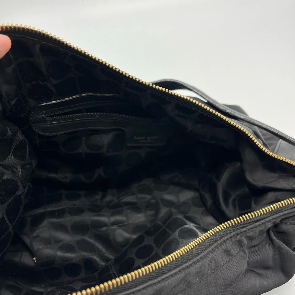 Kate Spade Black Purse with Tassels